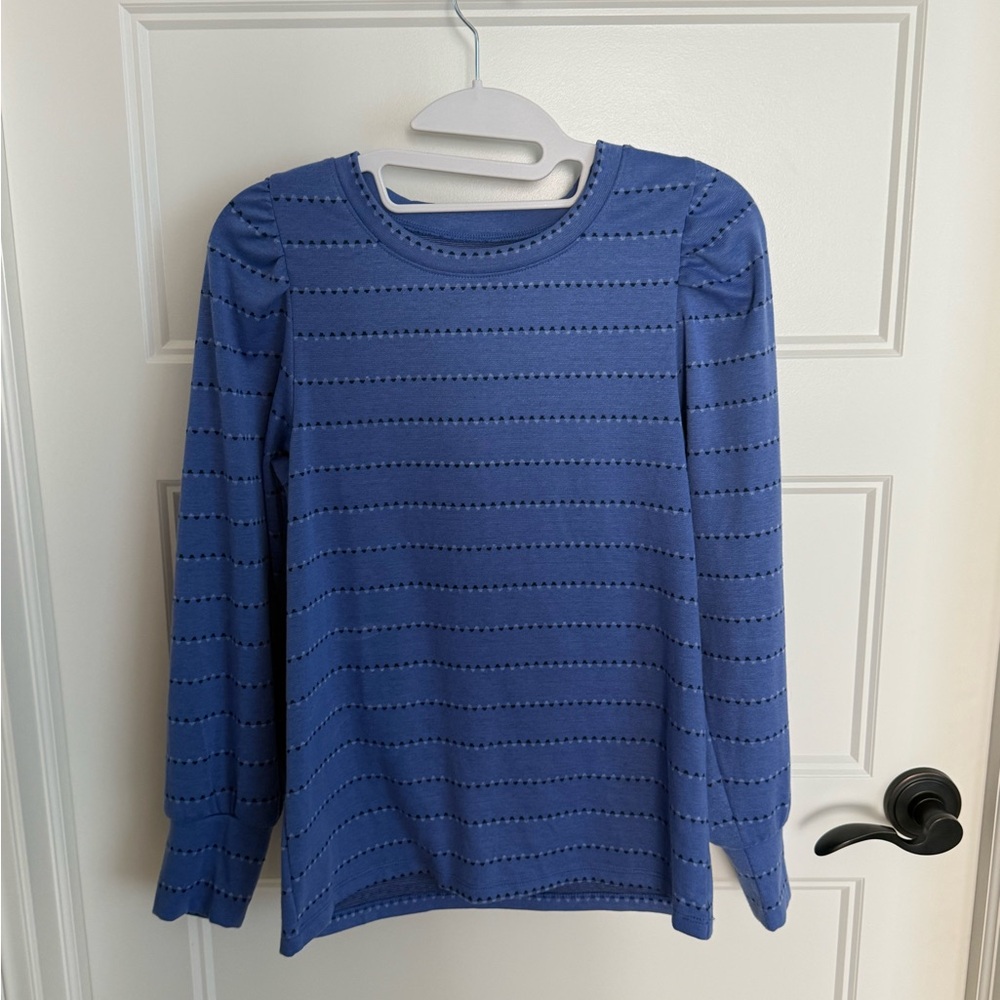 LOFT Periwinkle Long Sleeve Top